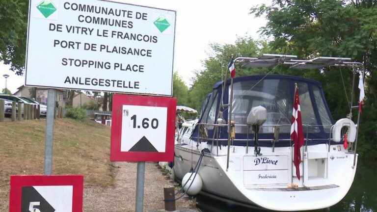 two canals closed to traffic in the Marne