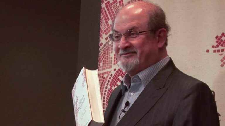 writer Salman Rushdie stabbed in the neck during a conference