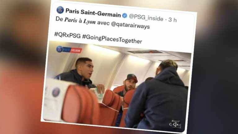 PSG publishes then deletes a video of its plane trip to Lyon