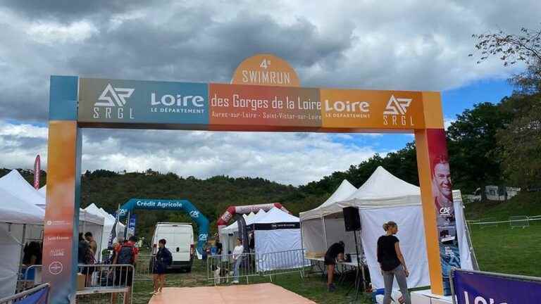 650 athletes on the starting line of the 4th edition of the Swim Run des Gorges de la Loire