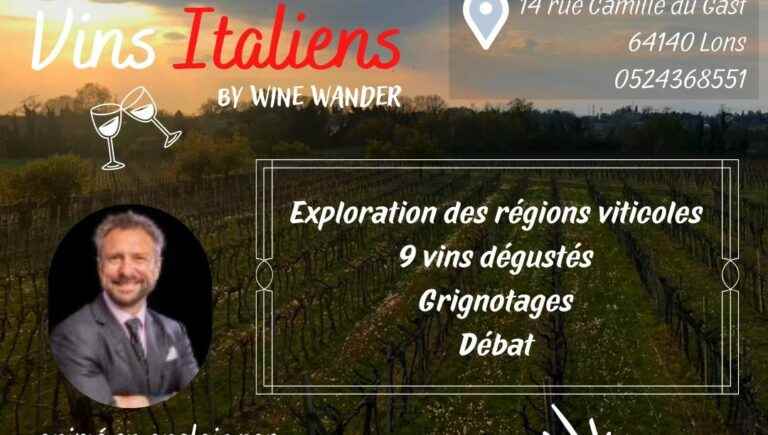 A Master of Wine in Lons at Wine Wander for an Italian conference