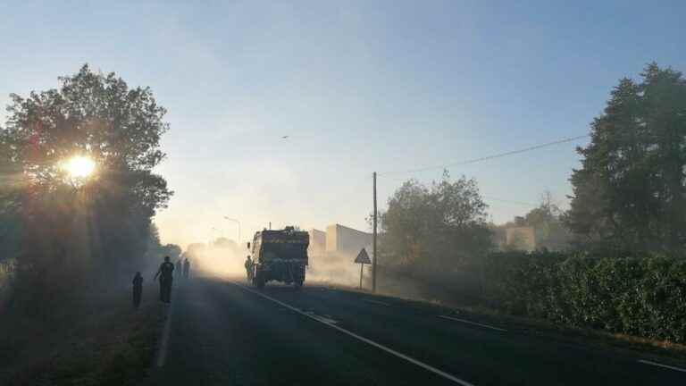 A fire approaches a house in Dordogne, three children evacuated by neighbors