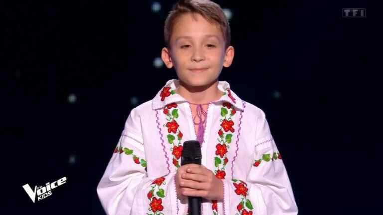 A little singer from Dordogne impresses Kendji Girac in the show The Voice Kids