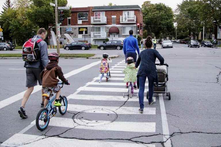 Active transportation |  Montreal wants to secure the travel of children and seniors