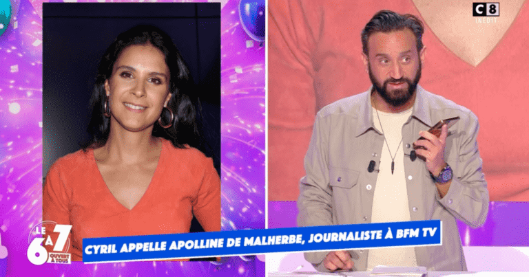 Apoline de Malherbe, her jealous companion of Cyril Hanouna?  Harold Hauzy intervenes live, “there are limits”