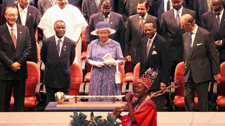 At the head of the Commonwealth, Elizabeth II witnessed political upheavals in several African states