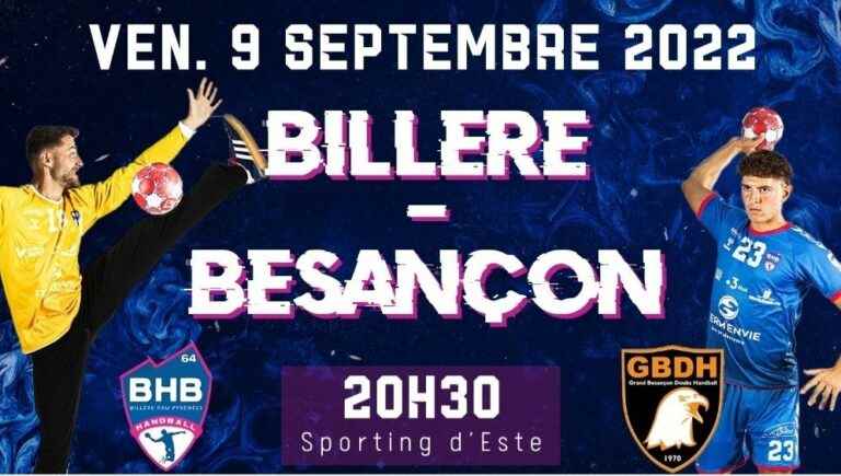 Billère Handball Pau Pyrénées starts the season again against Besançon