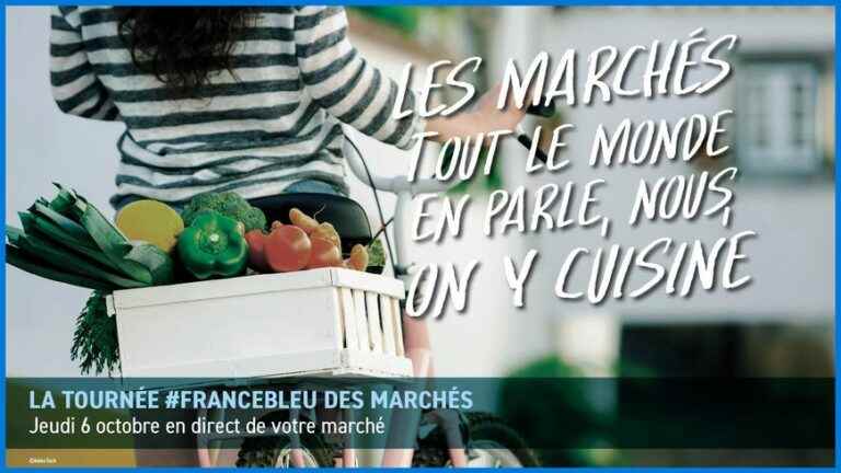 Boussac hosts the France Bleu market tour on Thursday October 6 with chef Geoffrey de Nert