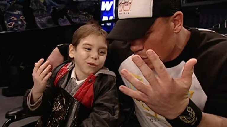 By realizing the dream of 650 sick children, wrestler John Cena breaks a unique record