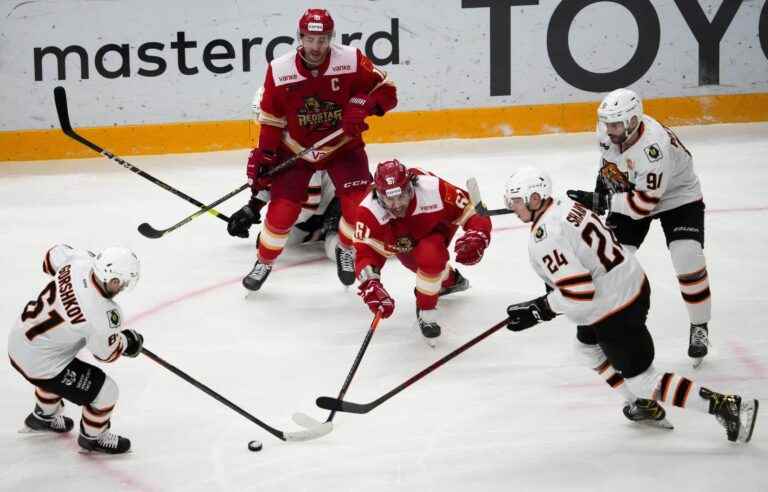 Canadians playing in the KHL are warned to leave Russia and Belarus