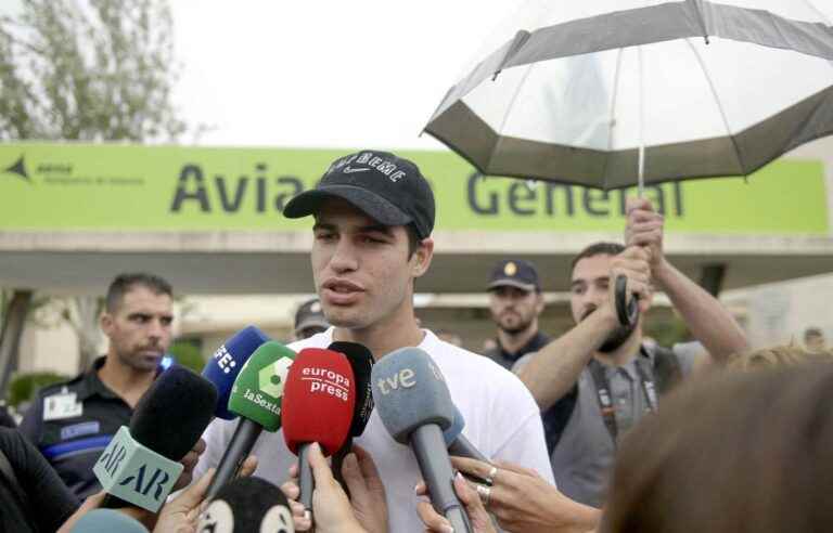 Carlos Alcaraz is already back in Spain to compete in the Davis Cup