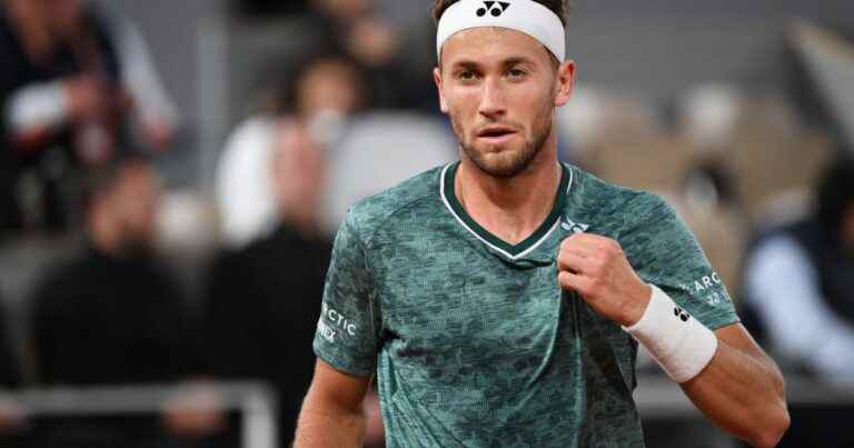 Casper Rudd as a couple at the Laver Cup: his companion Maria simply sublime