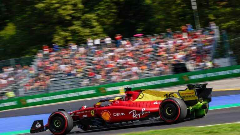 Charles Leclerc on pole position in the Italian Grand Prix at Monza, Max Verstappen demoted to 7th position