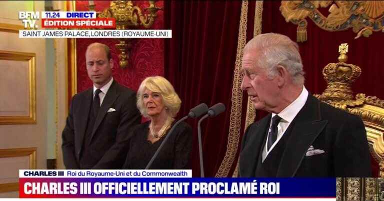 Death of Elizabeth II: King Charles III officially proclaimed, supported by elegant Camilla and very focused William