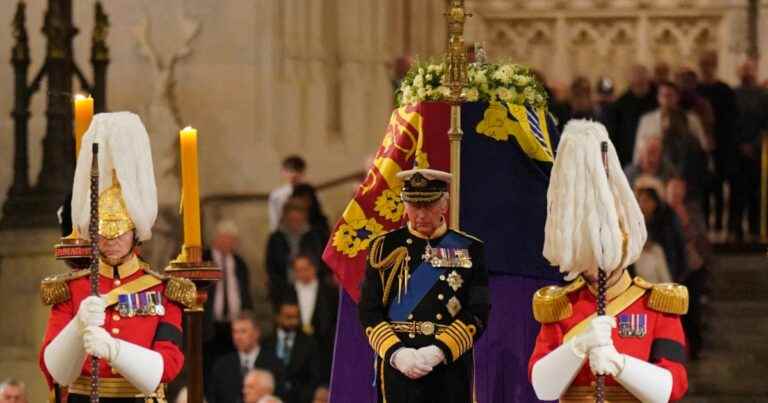 Death of Elizabeth II: Violent arrest around her coffin, the video outrages the royal family