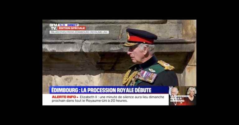 Death of Elizabeth II: the procession in Edinburgh disrupted by a madman, the police intervene (video)!