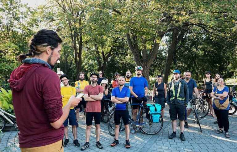 Demonstration from Montreal to Quebec for a “national bicycle policy”