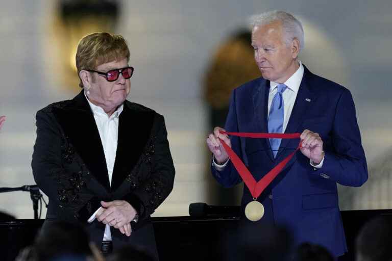 Elton John celebrated by Joe Biden at the White House