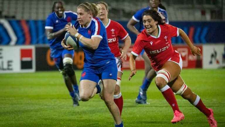 Émeline Gros in 100% sports a few days before the departure of the Grenoble woman for the Rugby World Cup