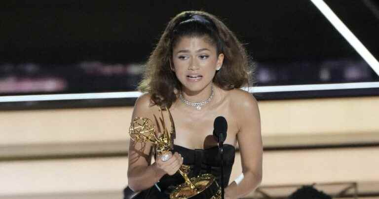 Emmy Awards 2022: Zendaya majestic and in tears for her coronation, facing the other winners