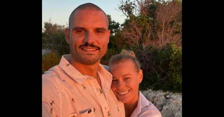 Florent Manaudou: His fiancée Pernille Blume reveals a nice tattoo, and a bit of her chest