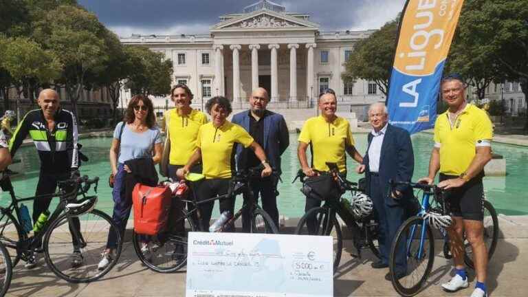 From Dunkirk to Marseille by bike, 5,000 euros raised against cancer