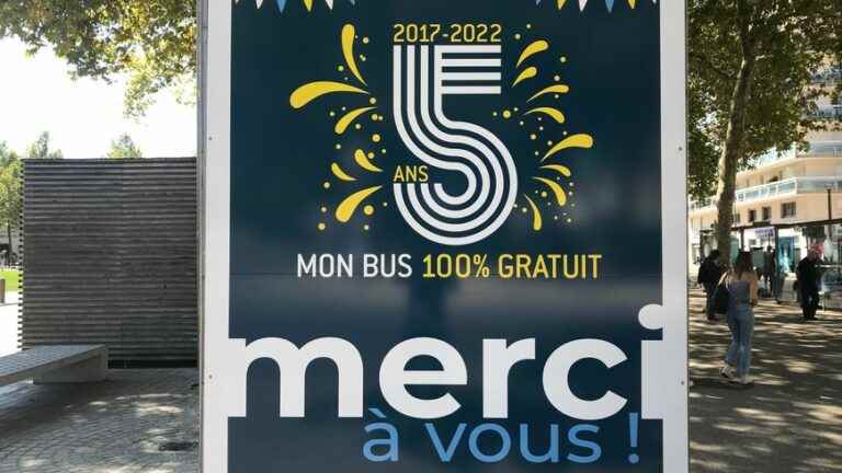 In Niort, buses have been free for five years, attendance continues to increase