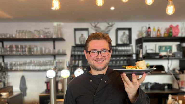 In the kitchen with Mathieu Faure at the restaurant “Le Lissier” in Aubusson