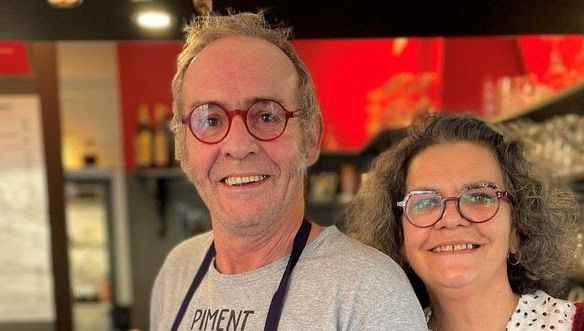 In the kitchen with chef Philippe Chevillion at the restaurant “Le Victoria” in Saint-Vaury