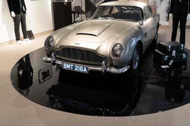 James Bond |  An Aston Martin DB5 used for stunts sold for nearly 4.5 million