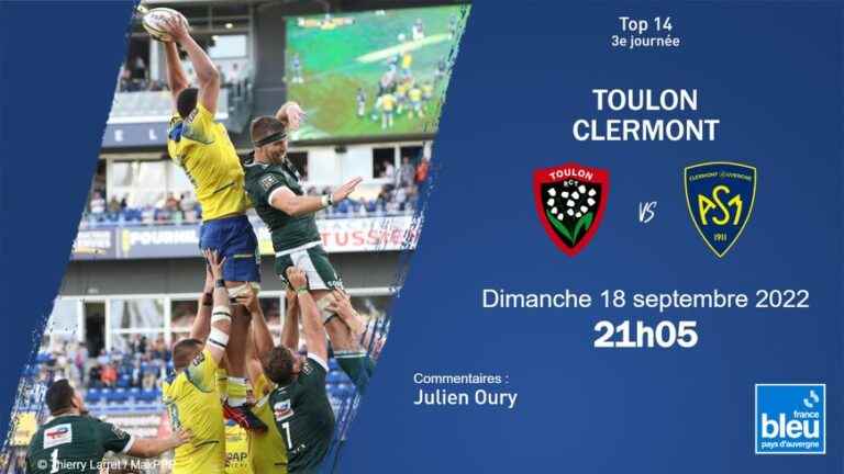 LIVE – Top 14: follow ASM Clermont’s match against RC Toulon