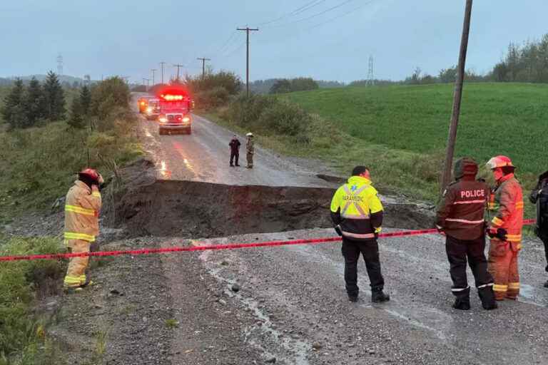 Lac-Saint-Jean |  A 60-year-old is wanted after a road collapse