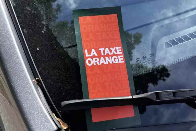 Legault suspends the distribution of leaflets against the “orange tax” of QS