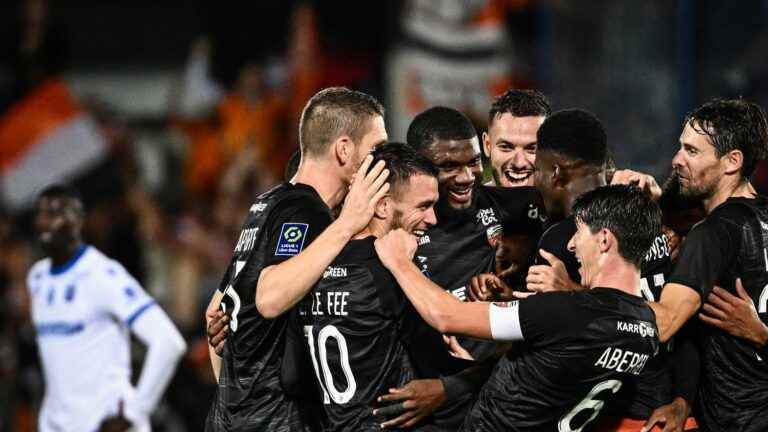 Lorient temporarily on the podium after its new convincing success in Auxerre