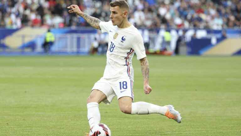 Lucas Digne forfeits in turn, replaced by Rennais Adrien Truffert for the League of Nations