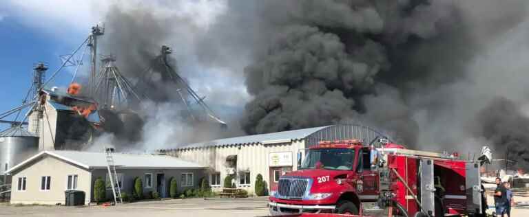 Mauricie: Fire on a farm in Batiscan