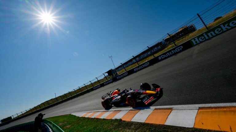 Max Verstappen on pole position at home at the Dutch GP