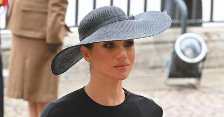 Meghan Markle in tears at the funeral of Elizabeth II, the Duchess overwhelmed with emotion