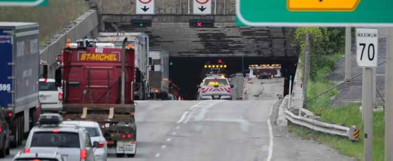 Montreal: La Fontaine tunnel closed southbound due to collision