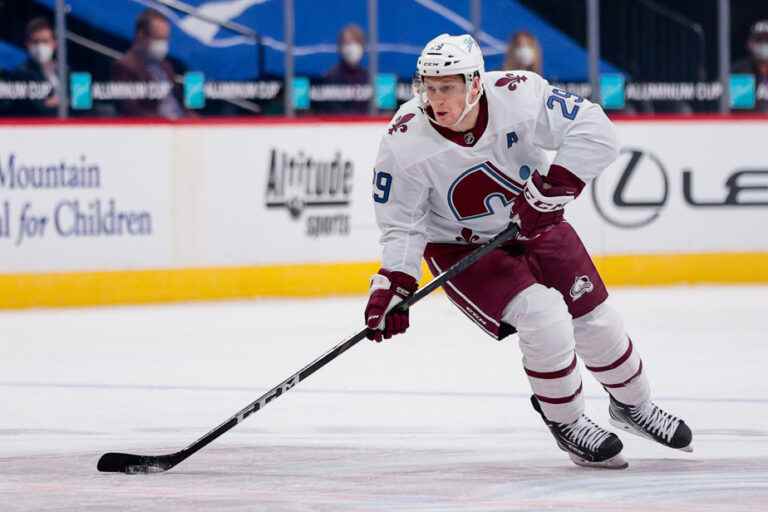 Nathan MacKinnon would soon sign a new contract with the Avalanche