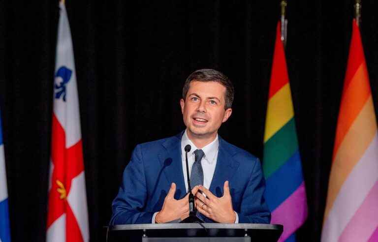 Noted passage of Pete Buttigieg in Montreal