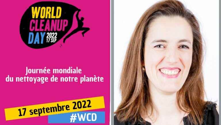 Originally from Saint-Louis, Anna Grill, vice-president of World Cleanup day France