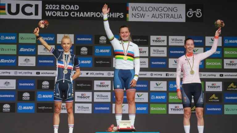 Ornaise Eglantine Rayer becomes vice-world junior champion of the road race