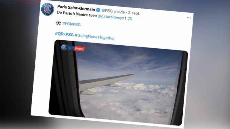 PSG publishes then deletes a video of its plane trip to Lyon