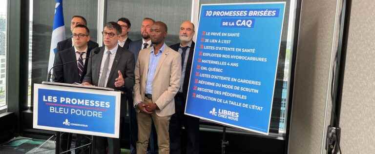 “Pretty indecent” to re-elect a “very majority” CAQ government, according to Éric Duhaime