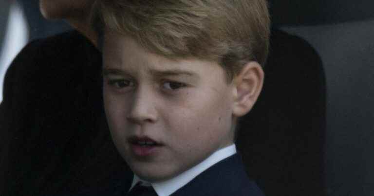 Prince George photographed sticking out his tongue at the funeral: this grimace went unnoticed…