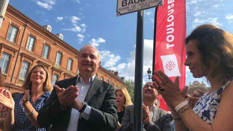 Rue Dominique Baudis inaugurated on Place du Capitole in Toulouse