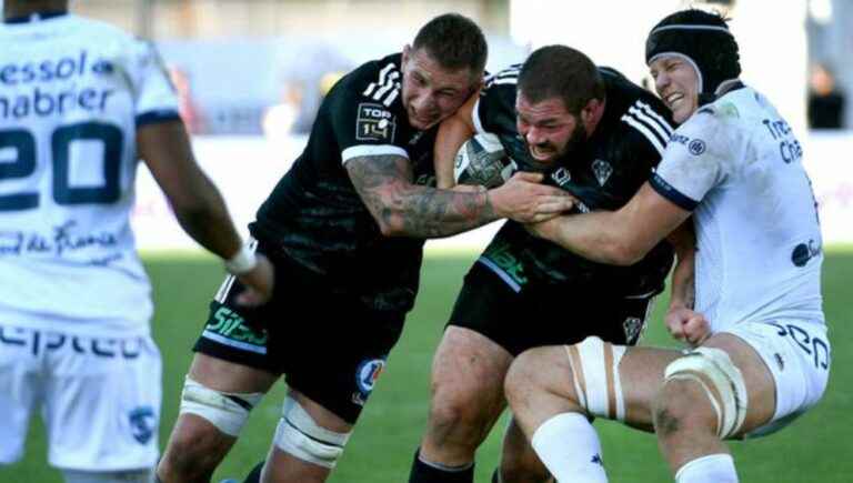 Rugby player Julien Delannoy, new recruit of CA Brive