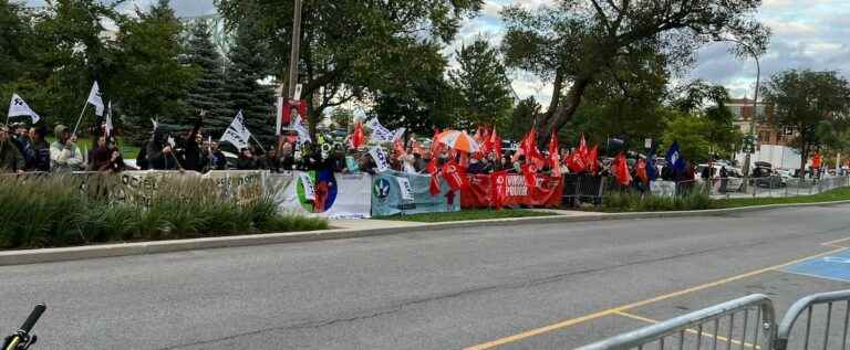 Second electoral debate: the chiefs arrive at the studios of Radio-Canada