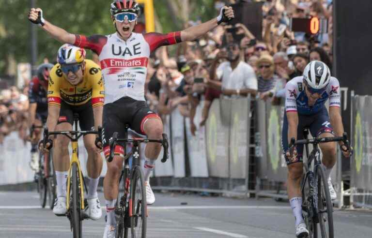 Slovenian Tadej Pogacar wins the Montreal Cycling Grand Prix